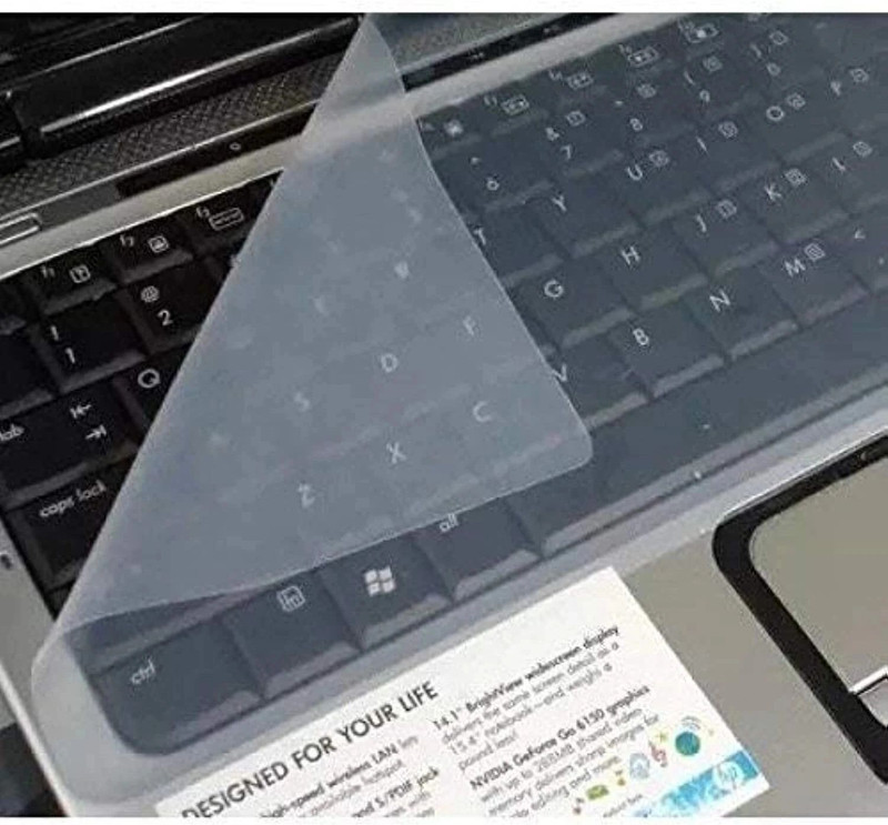 CMEZR Ultra-Thin Waterproof & DustProof Keyboard Protector Skin Laptop Keyboard Keyboard Skin(Transparent)
