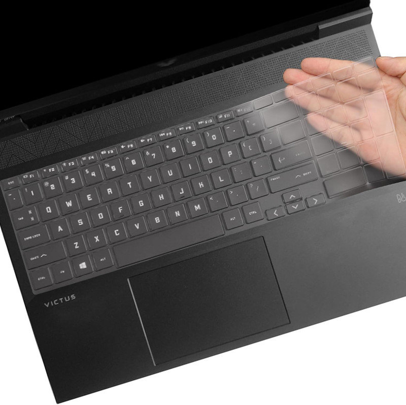 oaky 2024 2023 HP Victus 15.6 inch / 16.1 inch FHD Gaming Laptop 15-FA_ 15-FB_ Series HP Victus FHD Gaming Laptop Keyboard Skin(TPU Clear)