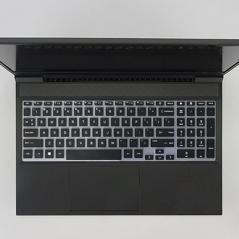 Saco Keyboard Protector Silicone Skin Cover HP Victus 16.1-inch FHD Gaming Laptop 16-e0361ax - launch year 2022 Keyboard Skin(Transparent, Clear)