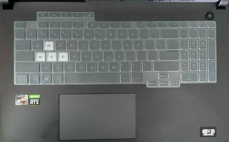 RAYA Silicone Keyboard Cover for ASUS ROG Strix G16 and ASUS ROG Strix Scar 16 Gaming Laptops Keyboard Skin(Transparent)