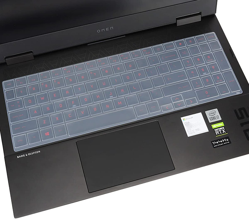 RAYA Keyboard Cover for HP OMEN 15 / HP OMEN 16 Gaming Laptops HP Omen Laptop Keyboard Skin(Clear Silicone)