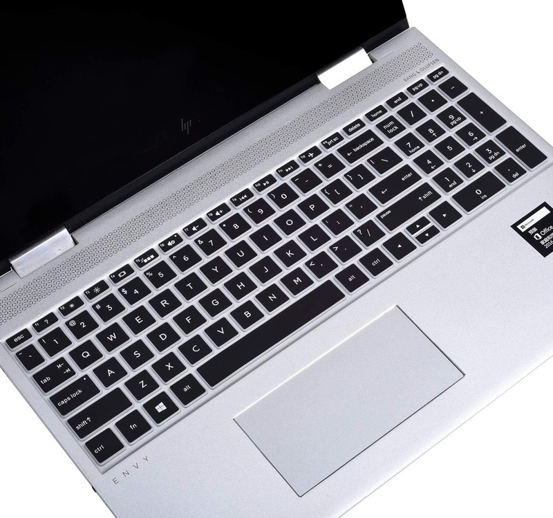 Saco Dust Cover Keyboard Protector Skin for HP Pavilion Gaming 15-ec2146AX, 15-Ec2048Ax Series Laptop 15.6 Inch Laptop Keyboard Skin(Black)