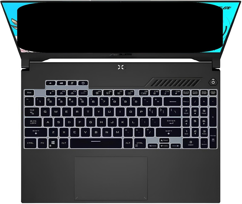 RAYA Silicone Keyboard Cover for ASUS 2022 / 2023 / 2024 TUF Gaming Laptops ASUS 2022 & 2023 TUF ( A15 / A16 / A17 / F15 / F17 ) Laptop Keyboard Skin(Solid Black)