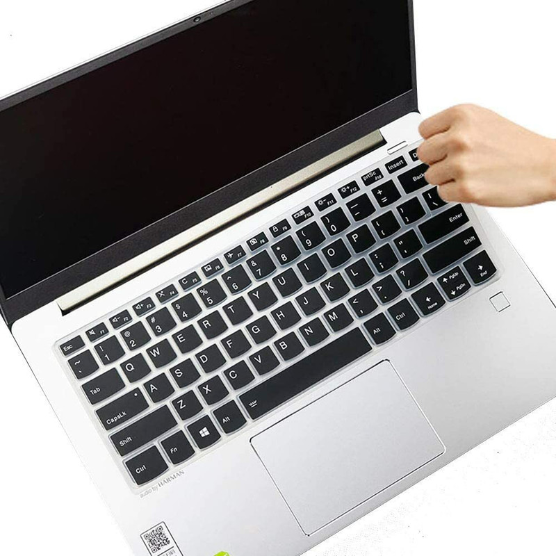 Saco Silicone Skin Keyboard Cover for 11.6 Inch 2022 Lenovo IdeaPad Slim 1 11.6 Inch HD Thin & Light Laptop 81VT009UIN Laptop Keyboard Skin(Black)