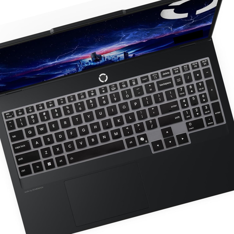 RAYA Silicone Keyboard Cover for 2025 Lenvo Legion Pro 5 & Legion Pro 7 and Lenovo LOQ 14th Gen Gaming Laptops Keyboard Skin(Transparent)