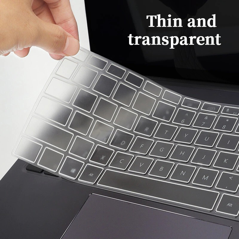 Saco Silicone (Protector Skin) Keyboard Cover for - Transparent HUAWEI MateBook 16/16S (without Numeric Keys) Keyboard Skin(Transparent)