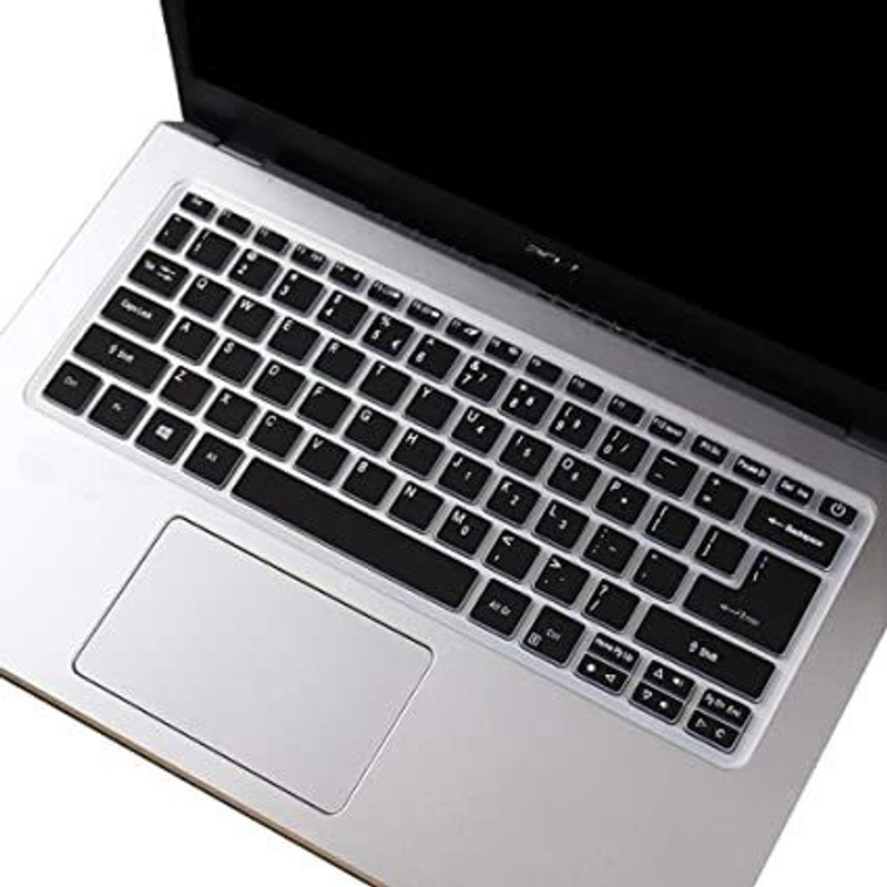 Saco Clear skin Keyboard Cover for Acer Swift 5 SF514-51,52TP,53T,54T,55TA Keyboard Skin(Transparent)