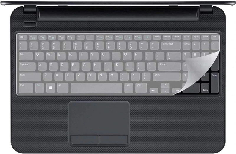 GOHZR Silicone Keyboard Protector For 15.6 Inch Laptop Keyboard Skin(Transparent)