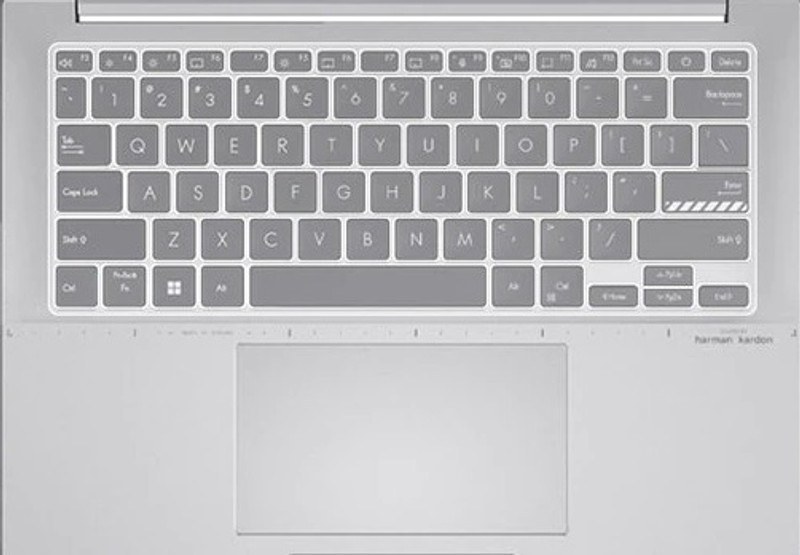 Saco Silicone Keyboard Cover Skin for (Not Fit for K3400 M3401) 14 Inch OLED Laptop 2022 ASUS Vivobook 14 X1405ZA, S14 Flip TN3402QA/ S3402ZA, Zenbook 14 UX3402ZA Keyboard Skin(Transparent)