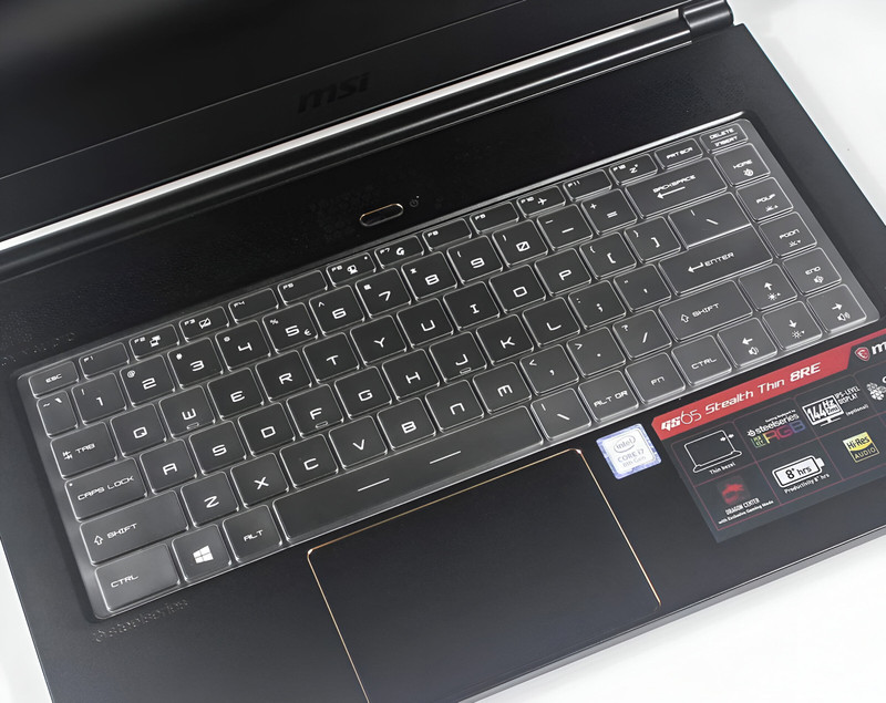 RAYA TPU Keyboard Cover for MSI Thin 15 and MSI GF63 / MSI GF65 gaming laptop Keyboard Skin(Transparent TPU)