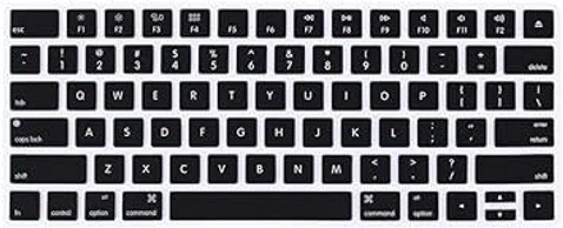 oaky Keyboard Cover Skin for iMac Tablet, Laptop, Magic Keyboard MLA22LL/A A1644 Laptop , Desktop Keyboard Skin(Black)