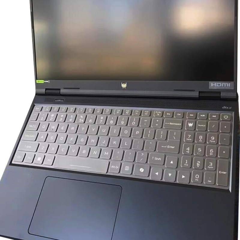 RAYA Keyboard Cover for Acer Predator Helios Neo 16 (PHN16-72 / PHN16-73 ) & Acer Predeator Helios Neo 16S ( PHNS-71 ) Gaming Laptop Keyboard Skin(Transparent TPU)