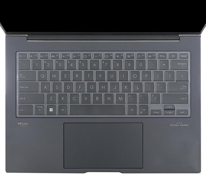 Saco Keyboard Protector Laptop Dust Cover for ASUS Vivobook Go 14 2023 E1404GA-NK321WS | E1404GA-NK322WS | E1404GA-NK323WS Keyboard Skin(Transparent)