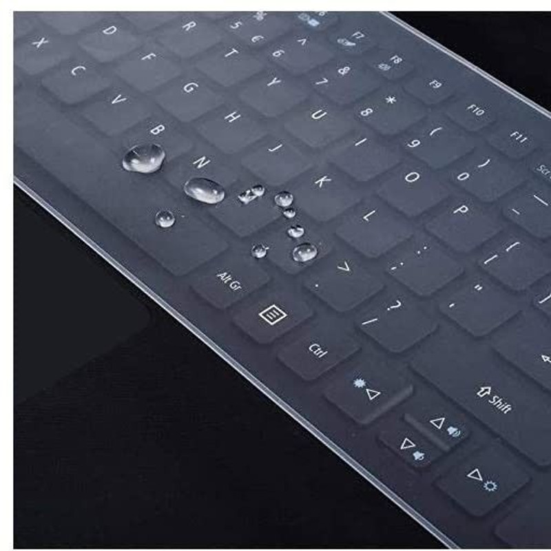 RKLS Dirt and Water Proof Keyguard for Dell Inspiron 3543 [15.6 inch](1, Piece)-571 Laptop Keyboard Skin(Transparent)
