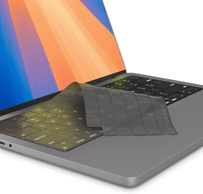 RAYA TPU Keyboard Cover for 2025-2021 MacBook Air 13.6 inch [A3240 A3113 A2681 M3/M4] MacBook Air 15.3 inch [A3241 A3114 A2941 M2/M3/M4] Keyboard Skin(transparent)