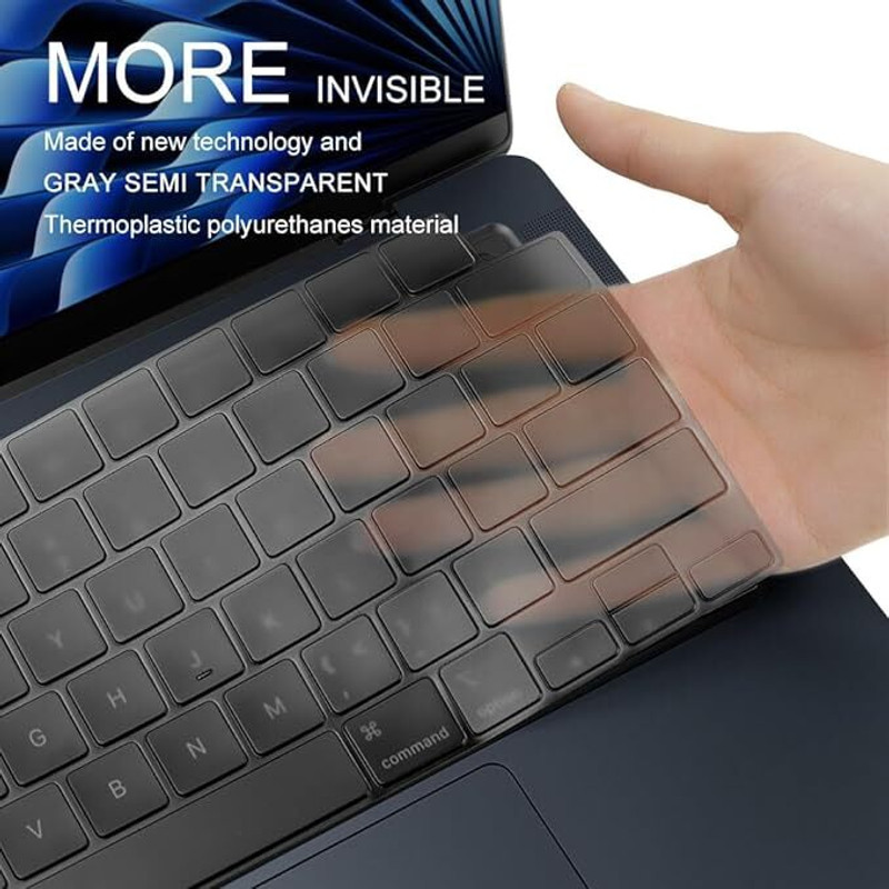 oaky MacBook Air 15.3 MacBook Air 15.3 inch Keyboard Skin(Translucent Grey)