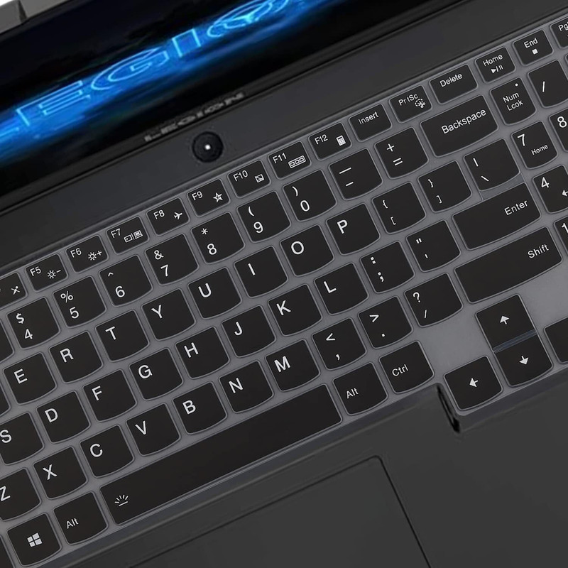 oaky Keyboard Cover for L e n o v o Legion 5 Series | Legion 7 Series Legion 9 Series | LOQ 15.6 inch & 16 inch Gaming Laptops Keyboard Skin(Silicon Black)