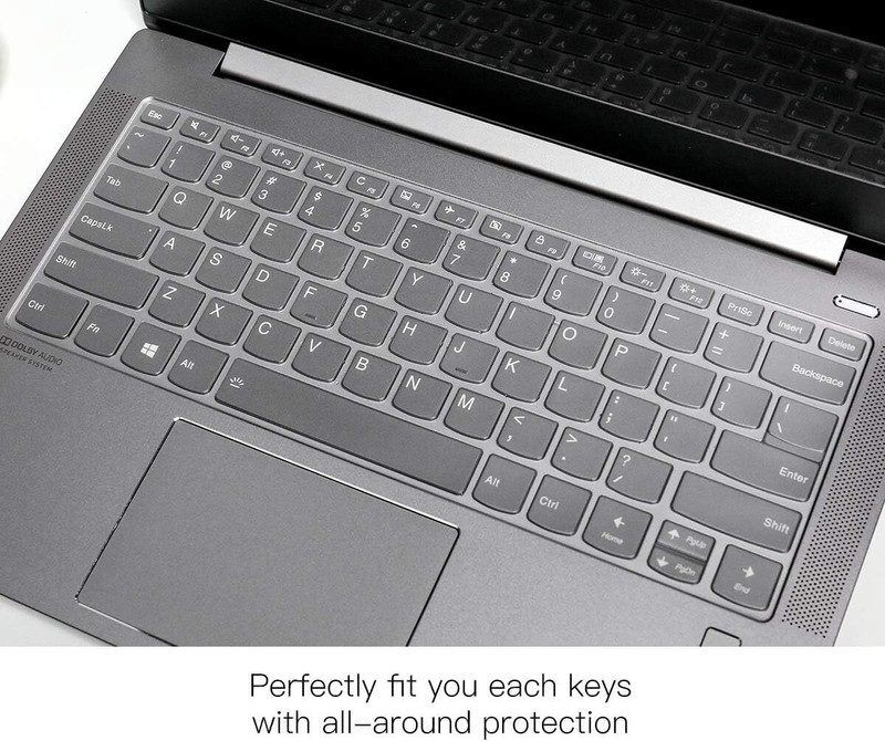 oaky Keyboard Skin Cover for L e n o v o IdeaPad S540 14 inch Waterproof Dust-Proof Ultra Thin Protector Keyboard Skin(TPU Clear)