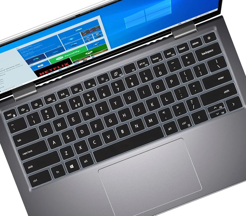 Saco Protector Skin Keyboard Cover for Dell Latitude 13.3 3320 3420 Keyboard Skin(Black)