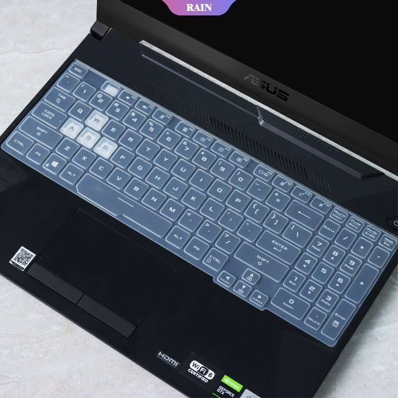 RAYA Silicone Keyboard Cover for ASUS 2022 TUF Gaming & 2023 TUF Gaming Laptops ASUS 2022 & 2023 TUF ( A15 / A16 / A17 / F15 / F17 ) Laptop Keyboard Skin(Transparent)