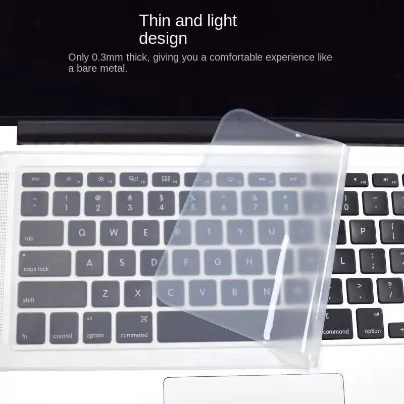CELEORIS Silicone Keyboard Cover, Laptop Keyboard Protection Keyboard Skin(White)