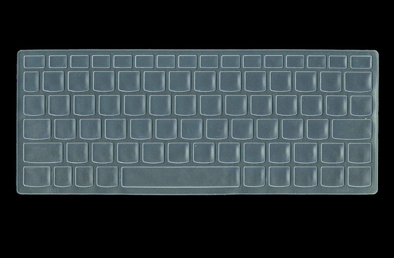 Saco Keyboard Protector Skin 12.5 Inch Keyboard Cover for Lenovo Yoga 900S-12ISK 2-in-1 12.5"/ Yoga 710 2-in-1 11.6" Laptop Keyboard Skin(Transparent)