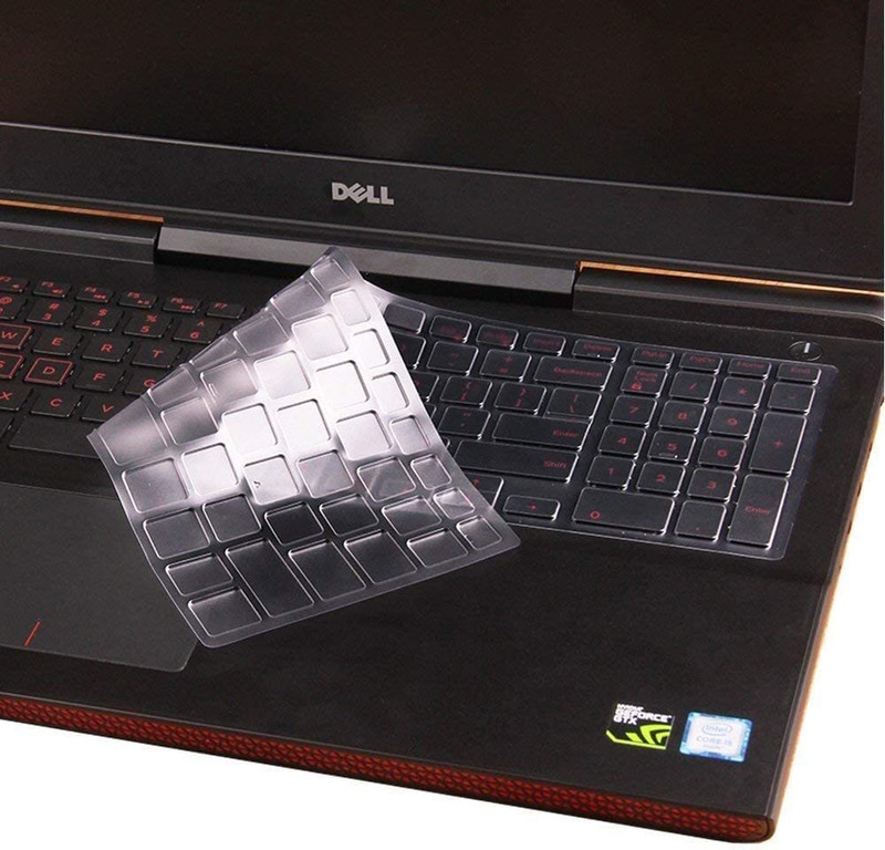 oaky Keyboard Cover for Dell G3 G5 G7 Gaming Laptop – Compatible with G3 3500 3579 3590, G5 5500 5505 5587 5590, G7 7588 7590 7790 – Silicone, Washable, Ultra Thin Keyboard Skin(TPU)