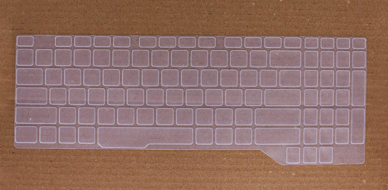 Saco Keyboard Protector Skin Silicone Keyboard Cover for 2021 Asus TUF Gaming FX505GD-BQ136T/ BQ347T 15.6 inch Laptop Keyboard Skin(Transparent)