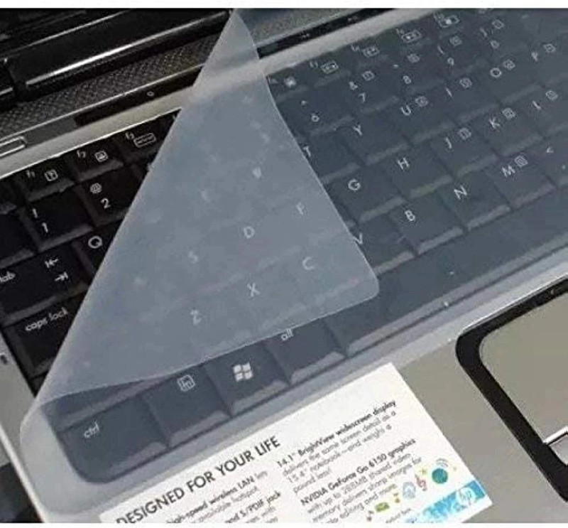Just Take Ultra-Thin Waterproof & DustProof Keyboard Protector Skin Laptop Keyboard Keyboard Skin(Transparent)