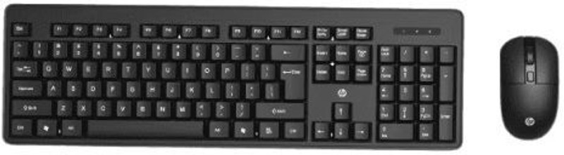HP KM200 Wireless Standard Desktop Keyboard Compatible with Desktop(Black)