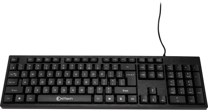KITECH KB-021 Wired USB Multi-device Keyboard(Black)