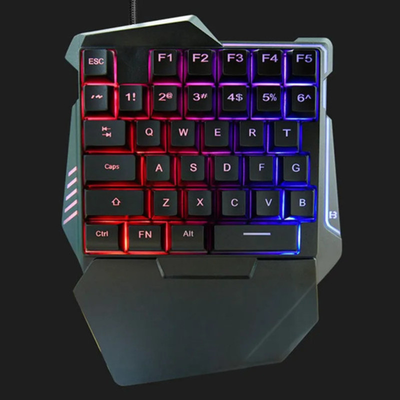 Redragon K617 Wired USB Standard Gaming Keyboard Compatible with Desktop, Laptop, Mac(Black)