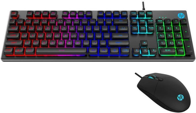 ZEBRONICS Zeb-K20 Keyboard and BYTE Wired Mouse Combo Set Wired USB Standard Desktop Keyboard Compatible with Desktop, Laptop, Mac(Black)