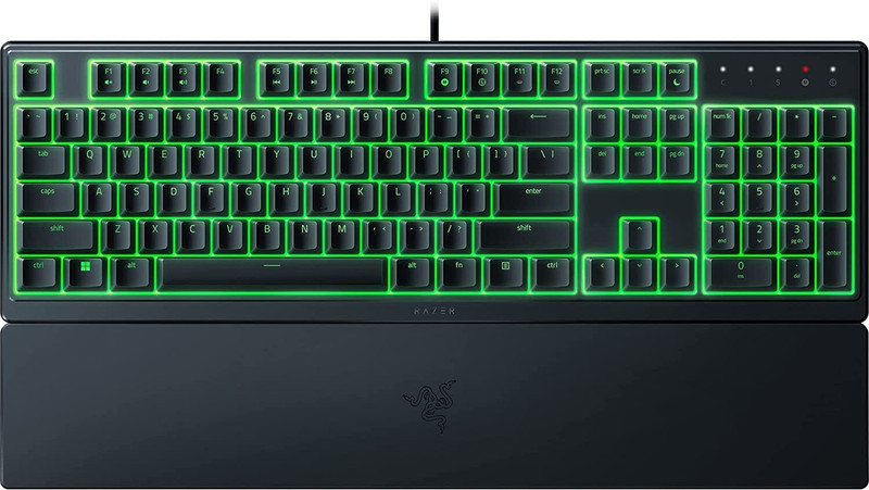 Razer Ornata V3 X Wired USB Standard Gaming Keyboard Compatible with Desktop, Laptop, Mac(Black)