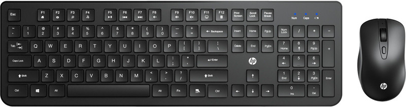 HP KM290 Wireless Mouse and Keyboard Combo Wireless Standard Laptop Keyboard Compatible with Laptop(Black) - 55% off at DetectaDeal