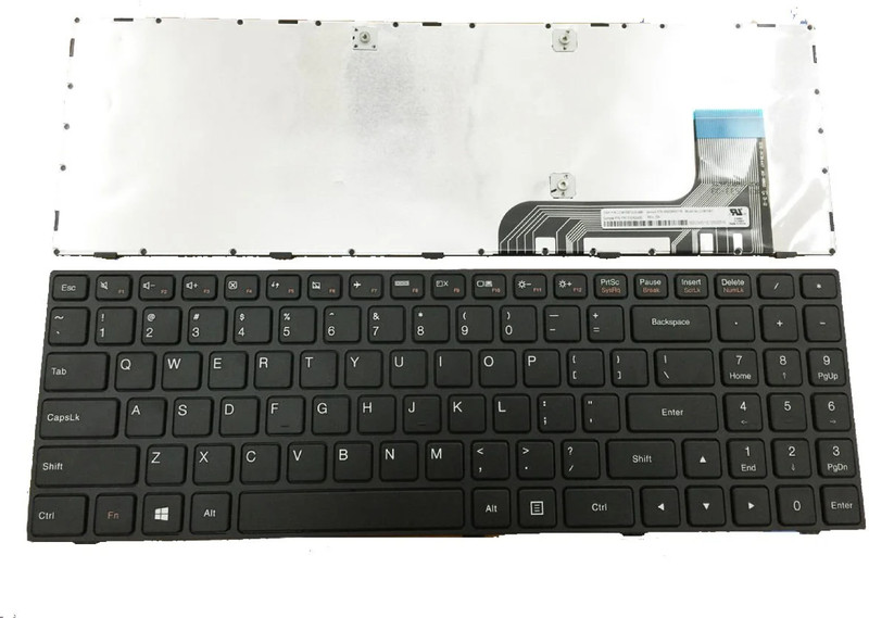 SOLUTIONS-365 Keyboard for Lenovo IdeaPad 110-15ISK 110-15IKB Wireless Laptop-size Laptop Keyboard Compatible with Desktop, Laptop, Mac Lenovo IdeaPad 110-15ISK 110-15IKB(Black)
