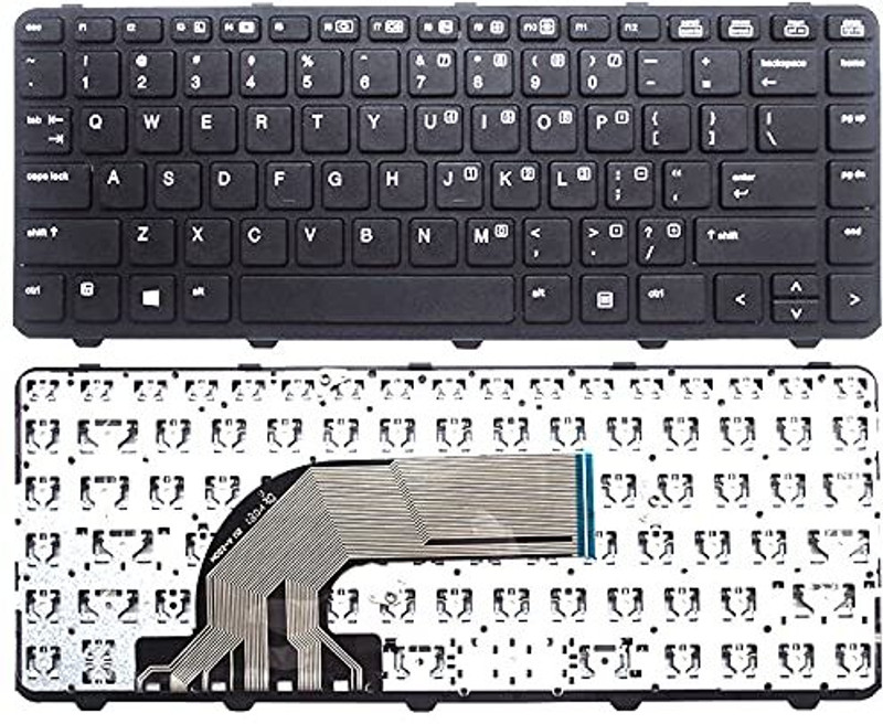 ULTRAZONE Laptop Keyboard for HP ProBook 440 G1, 440 G0, 440 G2, 430 G2, 445 G1, 445 G2, Internal Standard Laptop Keyboard Compatible with Desktop, Laptop, Mac Easy to Use,Plug and Play,Quick, Comfy Durable body(Black)