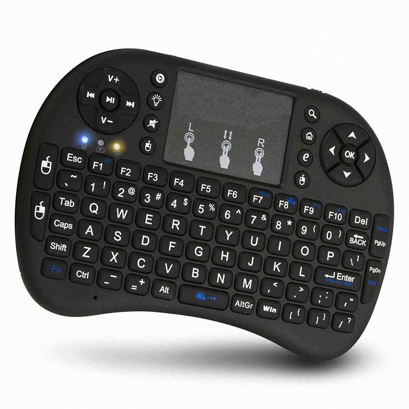 WOLBLIX Mini Keyboard Wireless Touchpad Keyboard for Laptop Desktop Computer Wireless Standard Laptop Keyboard Compatible with Laptop(Black)