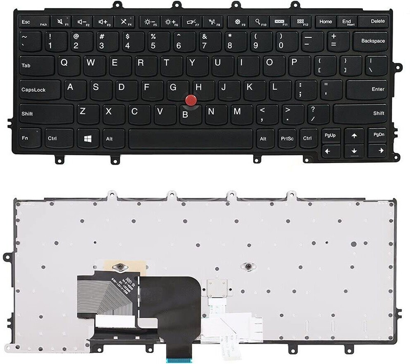 TECHCLONE Laptop Keyboard Replacement for Lenovo Thinkpad X230S X240 X240S X250 X250S Internal Laptop-size Laptop Keyboard Compatible with Desktop, Laptop, Mac(Black)