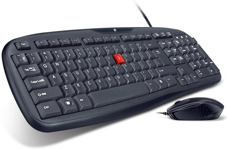 iBall Wintop Deskset(USB V3.0 Keyboard + Mouse) Wired USB Standard Laptop Keyboard Compatible with Desktop, Laptop, Mac Deskset iBall Wintop USB V3.0(USB Keyboard + USB Mouse)(Black)