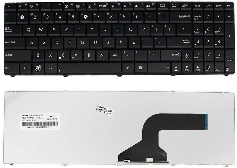 SellZone K52JR K52JE K53 K53E K53S K53U K53Z K53BY Series Laptop Keyboard Replacement Key