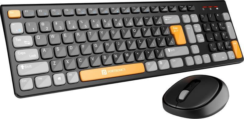 Portronics Key7 Combo Wireless Keyboard & Mouse Set