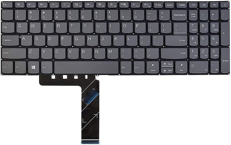 SellZone Laptop Keyboard for Lenovo 320E-15IKB /320-15ISK with ON Off Key in Gray Colour Internal Laptop-size Laptop Keyboard Compatible with Desktop, Laptop, Mac(Grey)