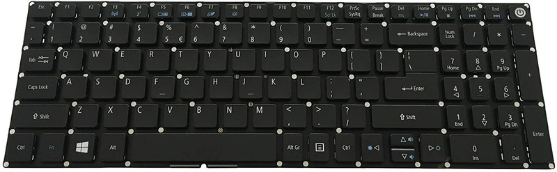SellZone Aspire A315-33 A315-52 E5-522 E5-522G E5-523 E5-523G E5-532 Laptop Keyboard Replacement Key
