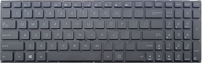 SellZone F550, F550V, F550CC, 0KN0-N31UI13 Laptop Keyboard Replacement Key