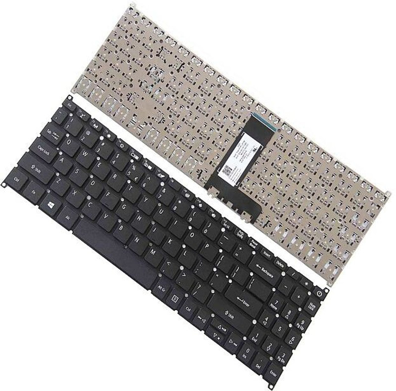 Regatech EAZAU002A1N, Swift SF315-41, SF315-51G, SF315-52 Internal Laptop-size Laptop Keyboard Compatible with Desktop, Laptop, Mac Laptop Keyboard For EAZAU002A1N, Swift SF315-41, SF315-51G, SF315-52 No Frame / No Backlit(Black)