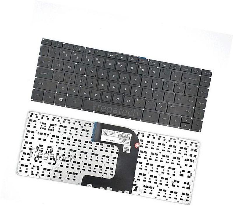 Regatech 14-AC110NL, 14-AC110TU, 14-AC110TX, 14-AC111BR Internal Laptop-size Laptop Keyboard Compatible with Desktop, Laptop, Mac(Black)