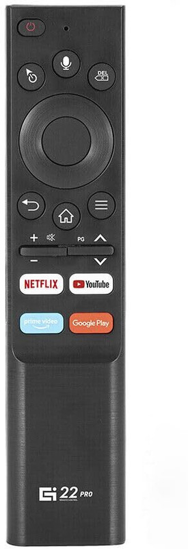 Tobo G22 2.4G Air Mouse Remote Built-in 6-Gyroscope Universal Voice Remote TD-1305WA Wireless Standard Multi-device Keyboard Compatible with iPad, Desktop, Laptop, Tablet, Mac(Black&G221&305WA)