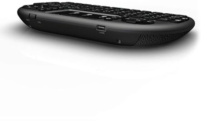 Clairbell BGF_868A_Mini Wireless Keyboard with Light with Attach, Mouse for pc, Tablets Wireless Thumb-size Multi-device Keyboard Compatible with Desktop, Laptop, Mac(Black)
