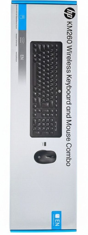 HP KM260 Wireless Standard Multi-device Keyboard Compatible with Desktop, Laptop(Black)
